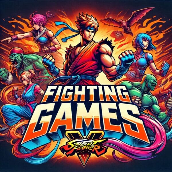 Fighting Games Logo - Experience Intense Fighting Games